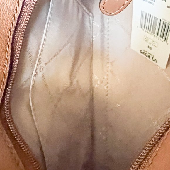 Michael Kors Hamilton Small Satchel Shoulder Crossbody Bag MK Brown - Picture 11 of 11